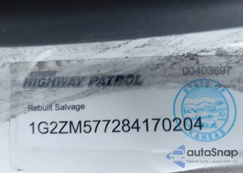 2008 Pontiac G6 Gxp из США, поврежденный, VIN 1G2ZM577284170204